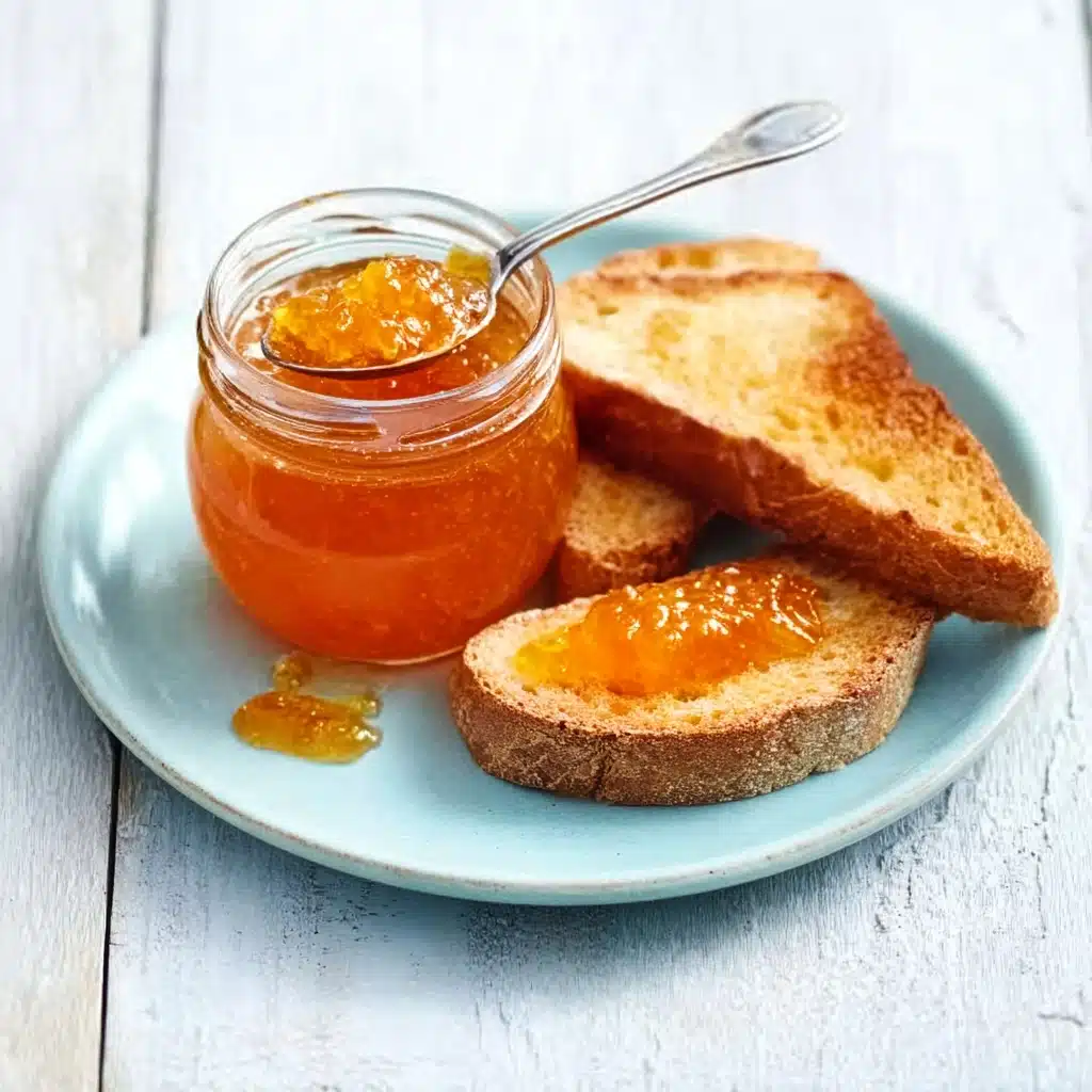 Sweet & Spicy Jalapeno Peach Jam Recipe - Recipe Image
