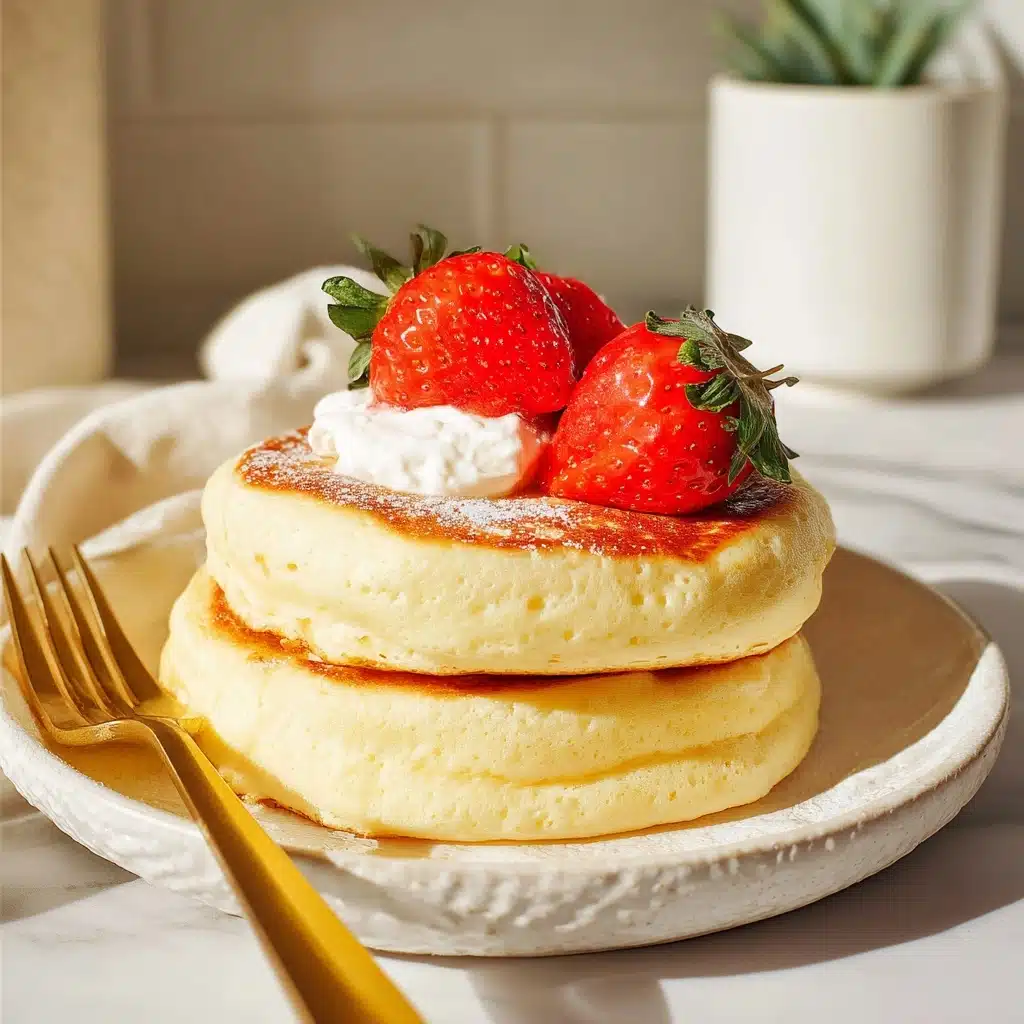 Fluffy Japanese Soufflé Pancakes Recipe - Recipe Image