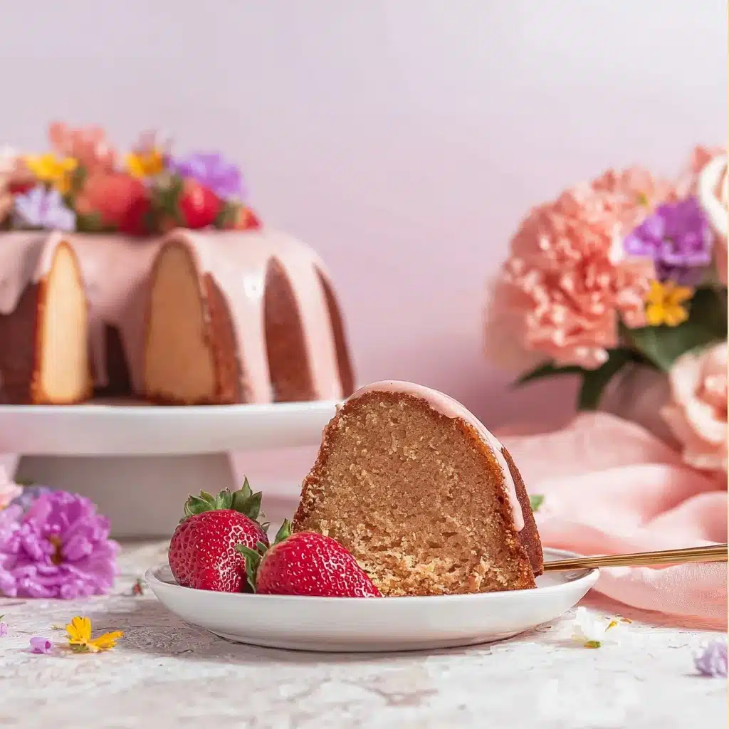 Strawberry Bundt Cake Recipe - Recipe Image
