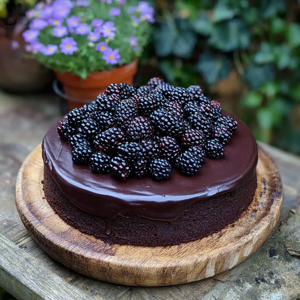 Blackberry Velvet Gothic Cake: A Dark, Lush Dessert Dream Recipe - Recipe Image