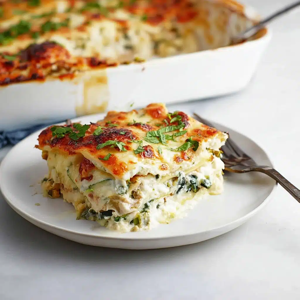 Vegetable Lasagna with White Sauce Recipe - Recipe Image