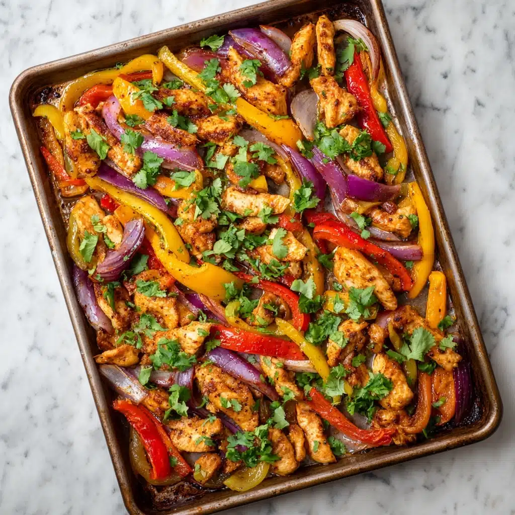Easy Sheet Pan Chicken Fajitas (Ready in 30 Minutes!) Recipe