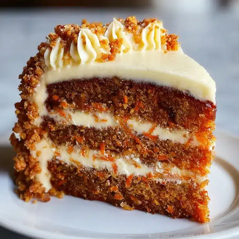Honeybun Carrot Cake with Cheesecake Filling Recipe