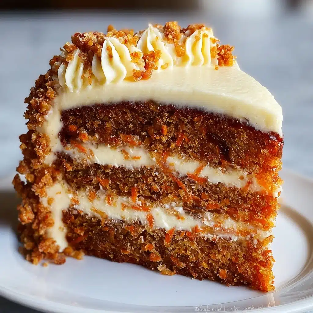 Honeybun Carrot Cake with Cheesecake Filling Recipe