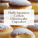 Fluffy Japanese Cotton Cheesecake Cupcakes You Must Try! Recipe