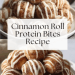 Cinnamon Roll Protein Bites Recipe