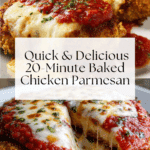 Incredible 20-Minute Baked Chicken Parmesan You’ll Crave Recipe
