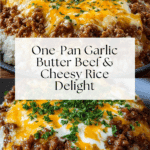 Rice Skillet with Cheddar Parmesan Sauce Recipe