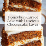 Honeybun Carrot Cake with Cheesecake Filling Recipe