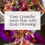 Easy Crunchy Asian Slaw (w/ BEST Asian Dressing!) Recipe