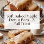 Soft Baked Maple Donut Bars Recipe