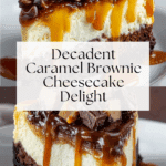 Caramel Brownie Cheesecake Recipe