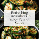 Cucumbers in Spicy Peanut Sauce Recipe