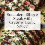 Juicy Steak with Creamy Garlic Sauce Recipe