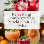 Cranberry Sage Delight Mocktail Recipe