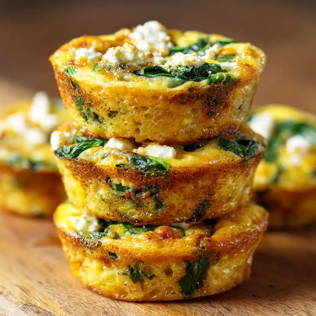 Egg Muffins with Spinach and Feta Recipe - Recipe Image