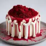 This Gloriously Ghoulish Red Velvet Cake Recipe