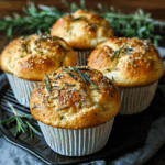 Easy Garlic Rosemary Focaccia Muffins Recipe