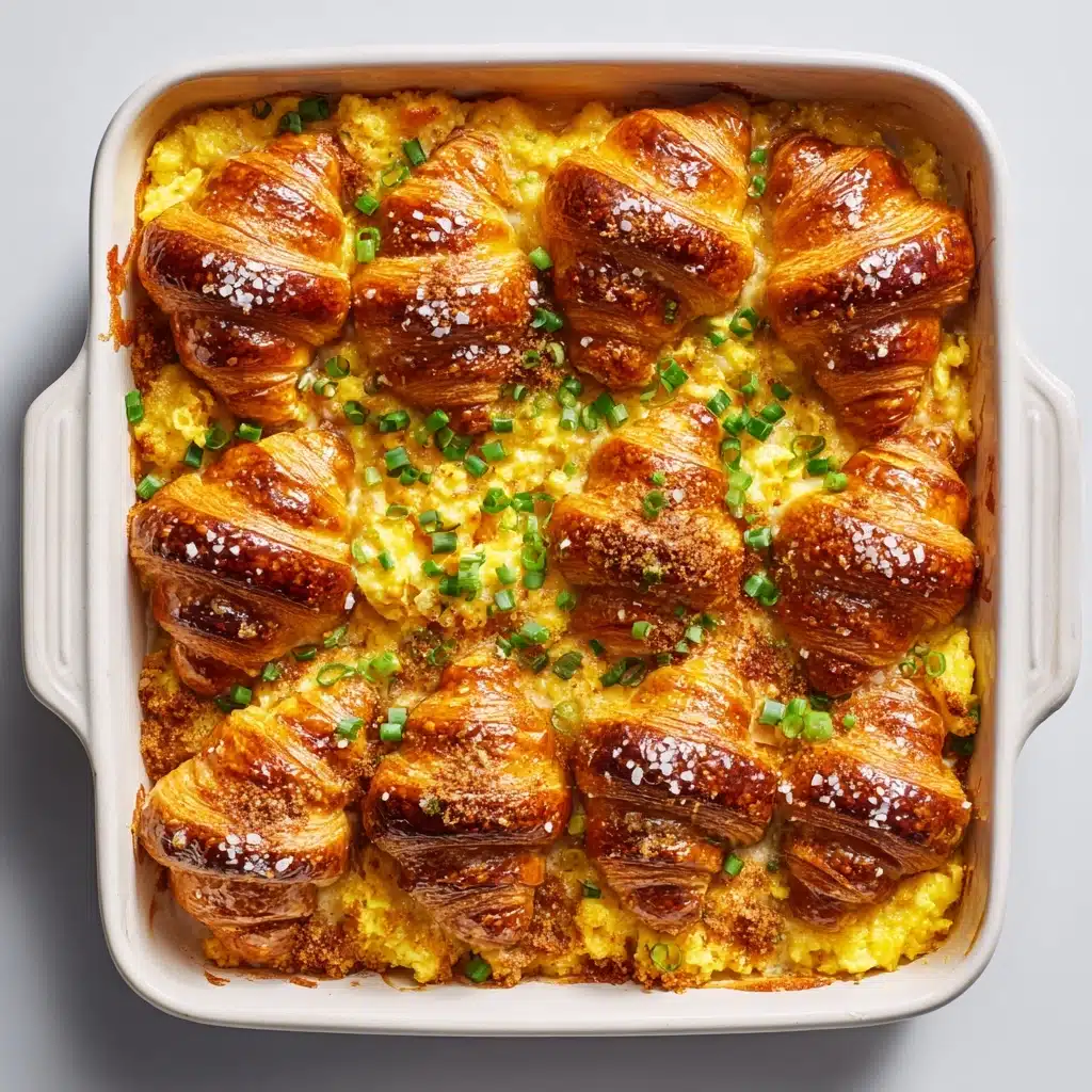 A Decadent Breakfast: Croissant Breakfast Casserole Recipe
