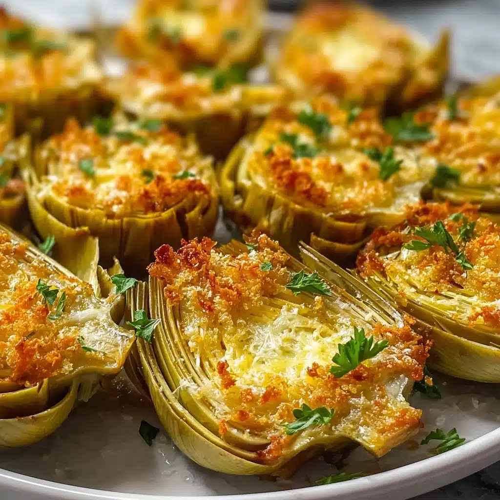 Crispy Parmesan Artichoke Hearts Recipe - Recipe Image
