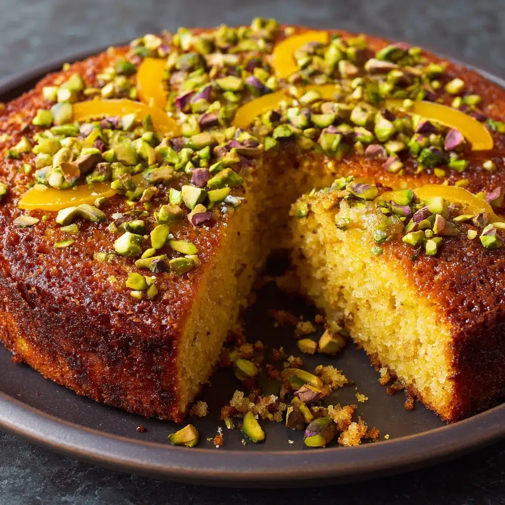 Flourless Orange Pistachio Cake Recipe - Recipe Image