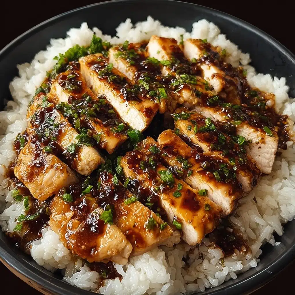 Easy Honey BBQ Chicken Rice Bowl Recipe - Recipe Image