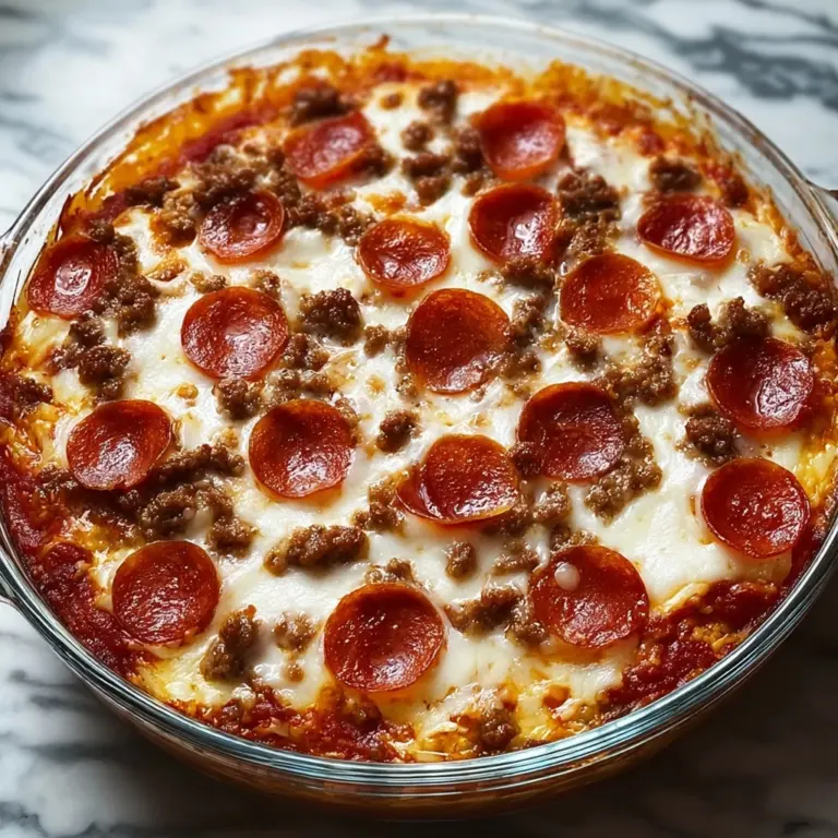 Meat Lovers Pizza Casserole Recipe