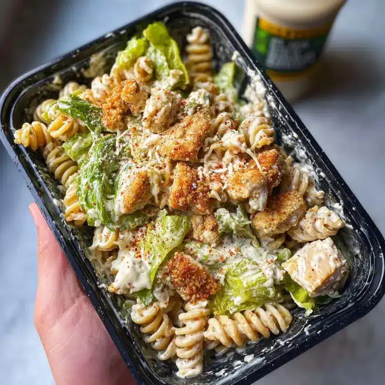Chicken Caesar Pasta Salad Recipe