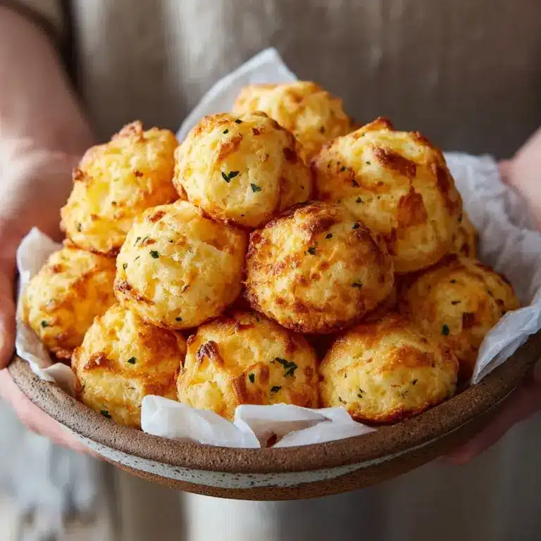 Keto Cheese Puffed Snacks Recipe