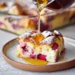 Raspberry Cheesecake French Toast Casserole Recipe