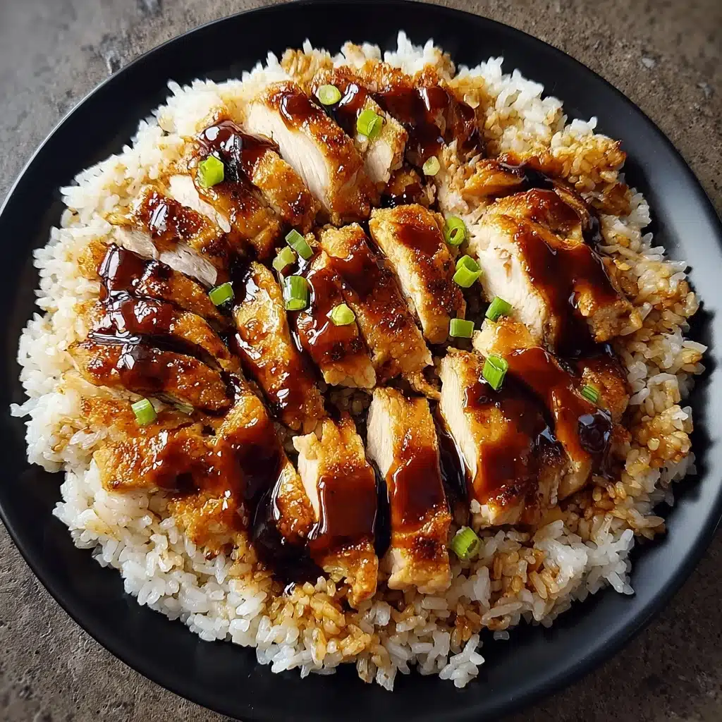 Easy Honey BBQ Chicken Rice Bowl Recipe - Recipe Image