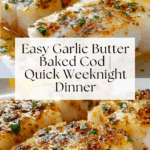 Garlic Butter Baked Cod Recipe