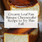 Loaf Pan Basque Cheesecake Recipe