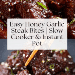 Honey Garlic Steak Bites Recipe