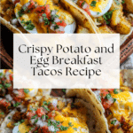 Potato, Egg, and Cheese Breakfast Tacos Recipe
