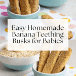 Banana Teething Rusks for Baby Recipe