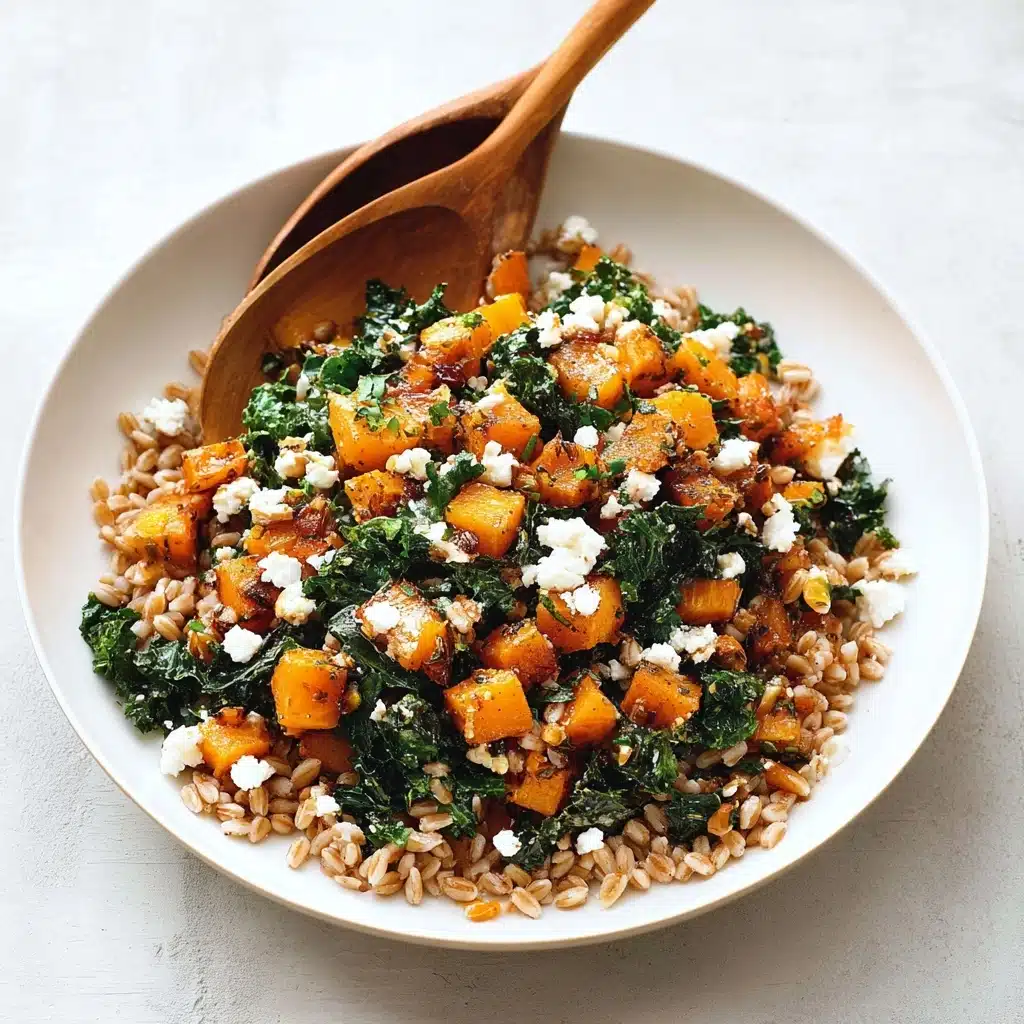 Sweet Potato Farro Salad with Kale Recipe - Recipe Image