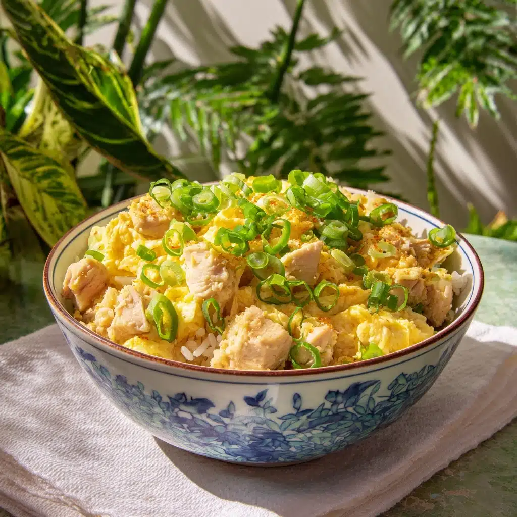 15-Minute Oyakodon (Japanese Chicken & Egg Rice Bowl) Recipe - Recipe Image