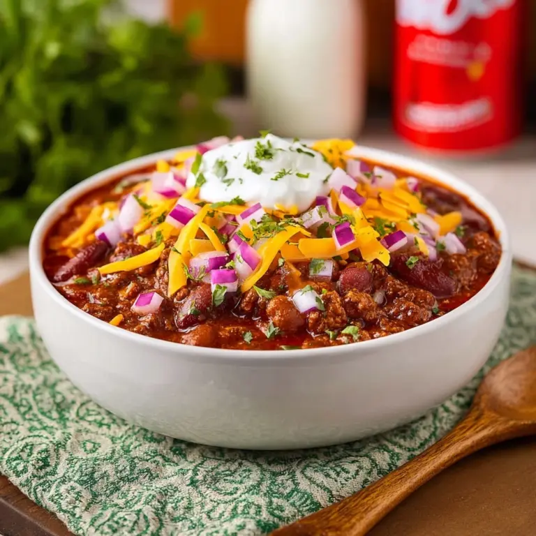 Dr Pepper Chili Recipe