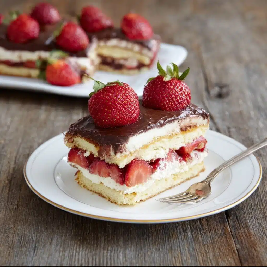 Nutella Tiramisu with Strawberries Recipe - Recipe Image