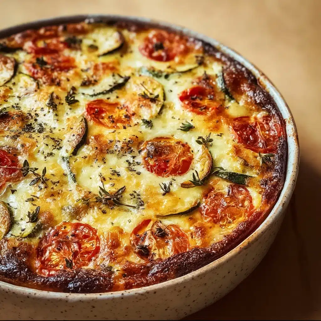 High-Protein Cottage Cheese Veggie Bake Recipe - Recipe Image