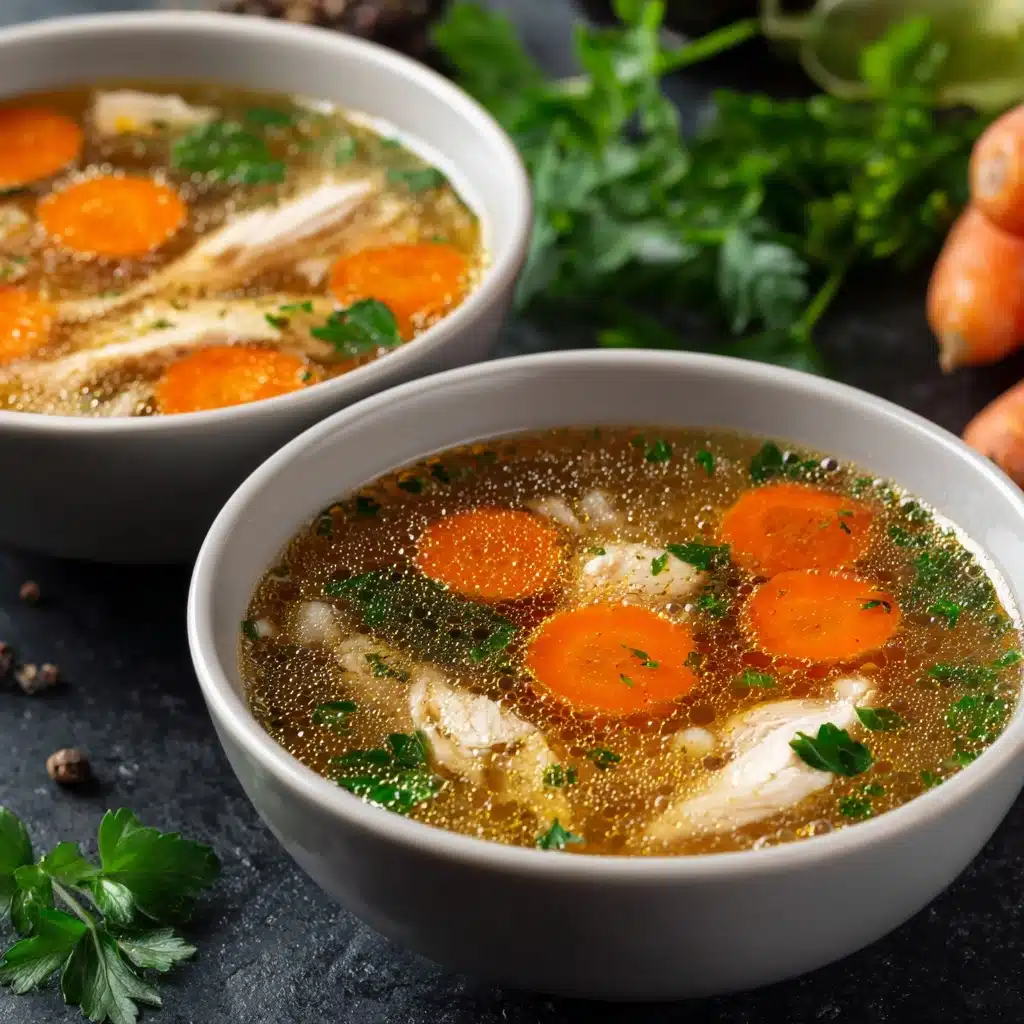 Grandma's Homemade Chicken Soup Recipe - Recipe Image