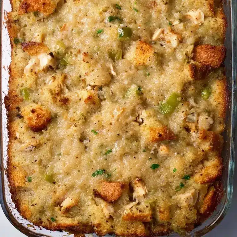 Southern Cornbread Dressing with Chicken Recipe