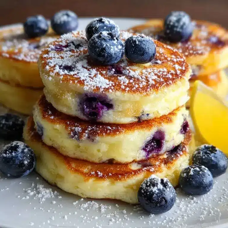 Blueberry Lemon Pancake Bites Recipe