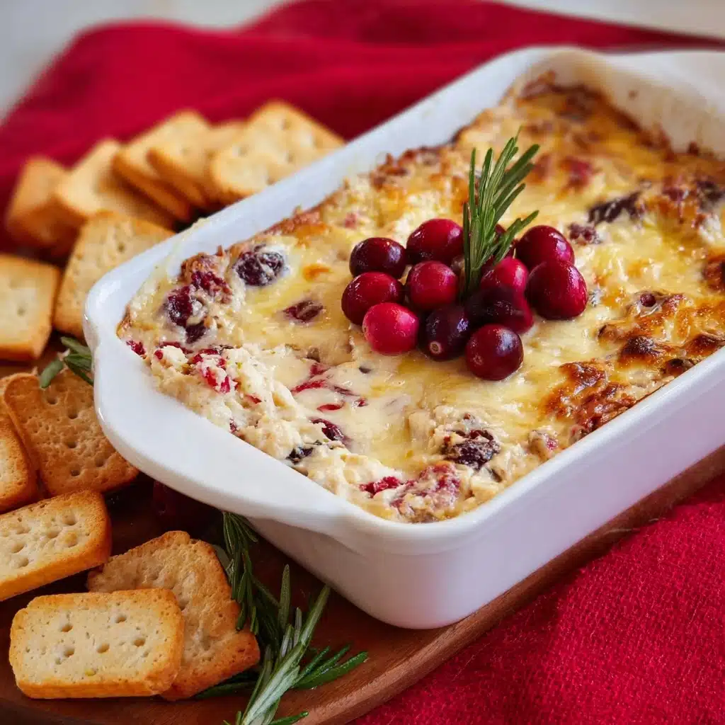 Best Baked Cranberry Cream Cheese Dip Recipe - Recipe Image