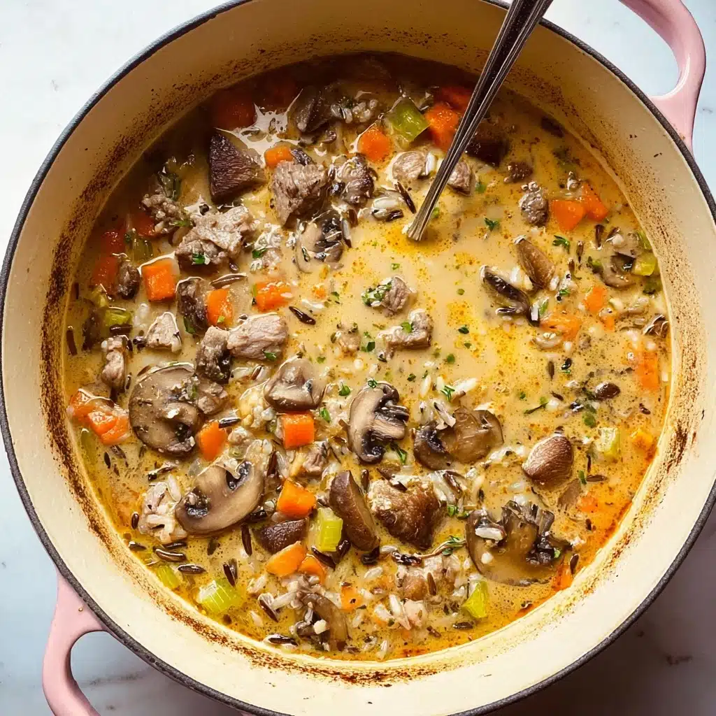 Leftover Beef and Wild Rice Soup Recipe