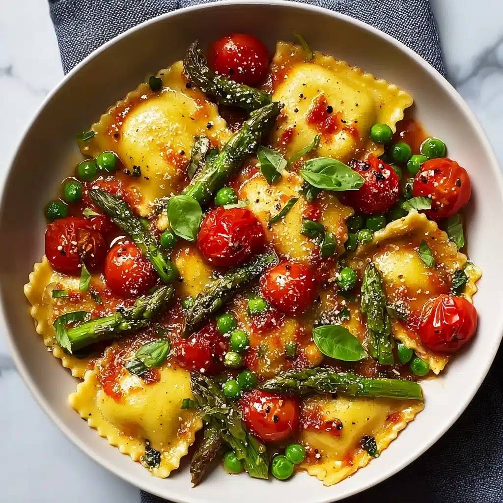 with tomatoes asparagus garlic and herbs Recipe - Recipe Image