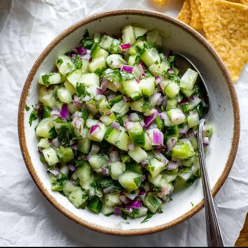 Cucumber Salsa [Cucumber Pico de Gallo] Recipe - Recipe Image