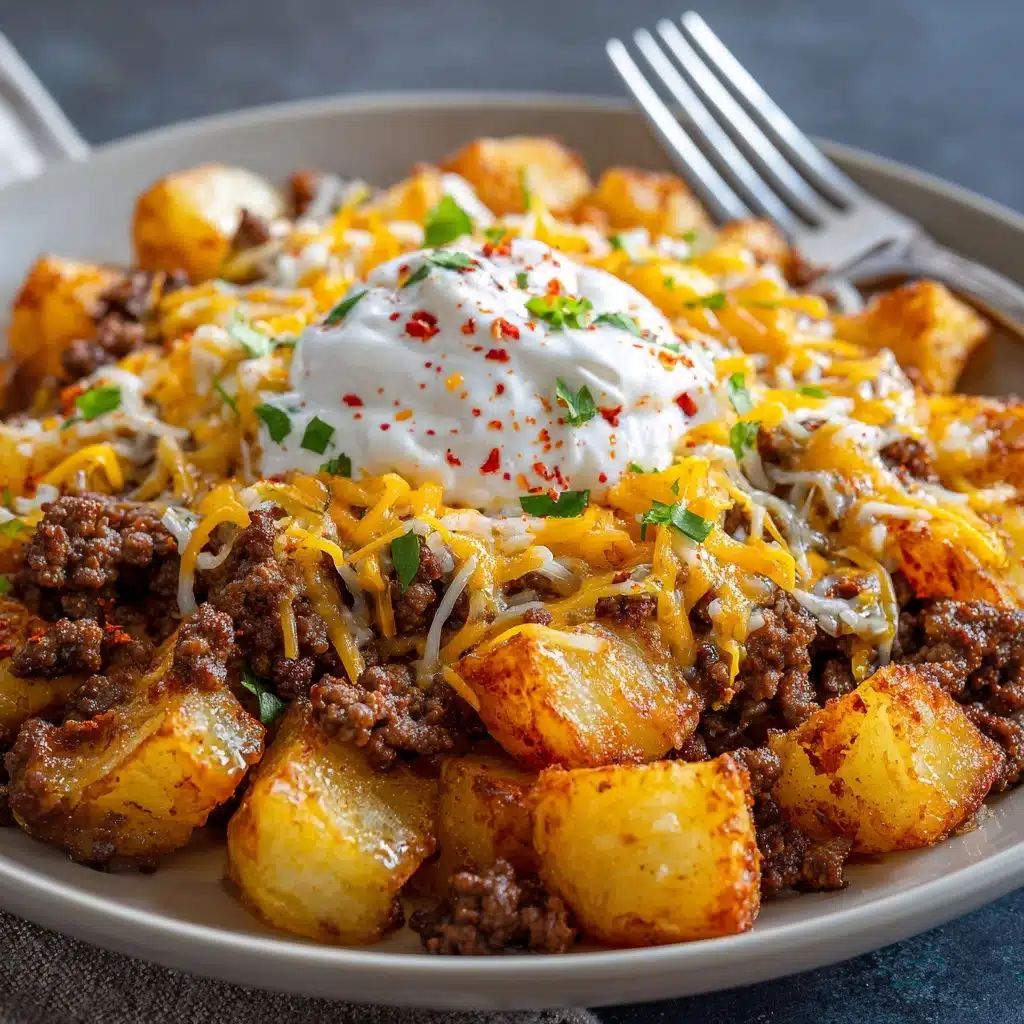 Ground Beef and Potatoes Casserole Recipe - Recipe Image
