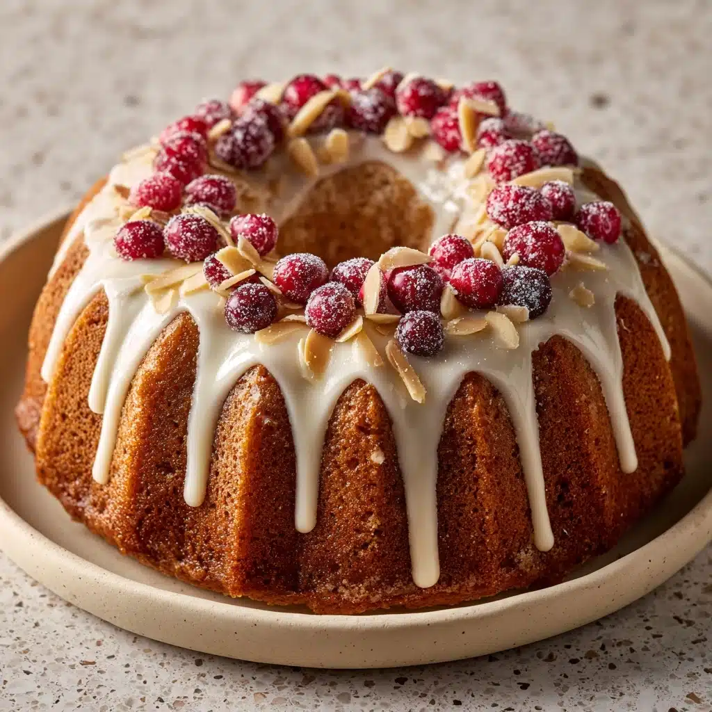 Cranberry-Almond Pound Cake Recipe - Recipe Image